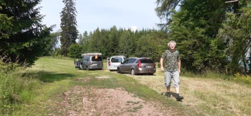 Šťastně na kopci. Martin OK1TKN