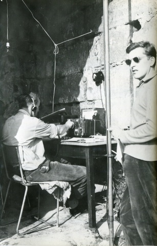 U přijímače EK10 Vašek Antoš OK1ARP, u antény Zdeněk Burkert OK1-14724