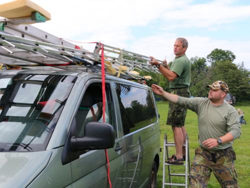 Kdo to skládal? Petr OK1AKI a Marek
