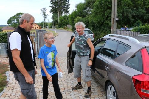 Petr Knap OK1AKI, Ondra Pokorný a Martin Kobrle OK1TKN