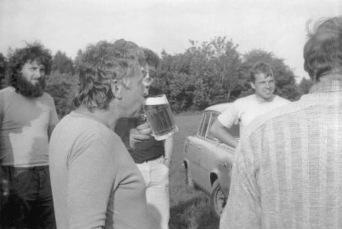 Ota Kozlík OK1XAV, Pepa Šnábl OK1MKD, Aleš Stirand OK1VDZ a Jirka Janeček OK1FOB