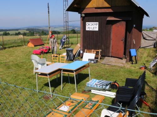 Ranní příprava oslav - ohnivá Maruška