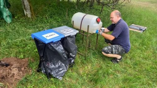 Roman OK1NPF buduje zázemí