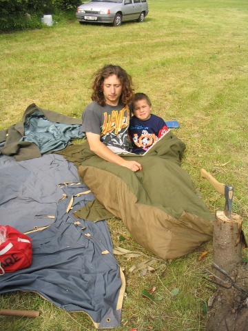 Takto ráno vstávali Petr Polášek se synovcem Patrikem