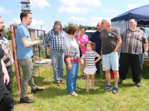 Královédvorští zástupci - Ivoš OK1TYR, Béda OK1FXX, Petr OK1PII, Pepa OK1MKD a Jarda OK1XFA