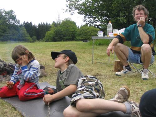 Martina a Tomáš Kobrlovi pod dohledem táty Martina OK1TKN