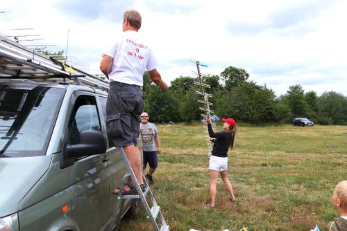 Petr Knap OK1AKI, Martin a Petra Cucovi