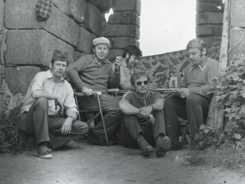 Standa Lelek OK1DHG, Honza Huryta OK1MNV, Honza Cuc OK1JJC, Míla Jůza OK1DMJ a Jirka Podlipný OK1MZO