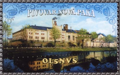 QSL lístek stanice OL5NVS z roku 2001