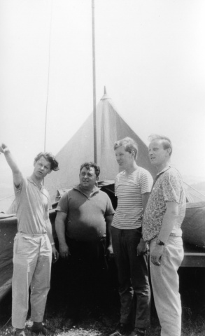 André Matula, Standa Šmidrkal OK1AAH, Honza Huryta a Vašek Antoš OK1ARP