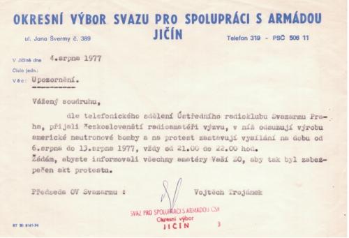 Neutronová bomba – i to jsme prožívali