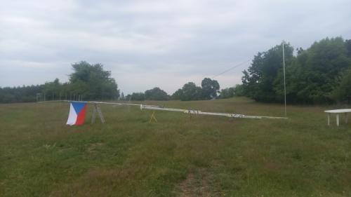 Antény pro 144 MHz jsou připraveny na vztyčení