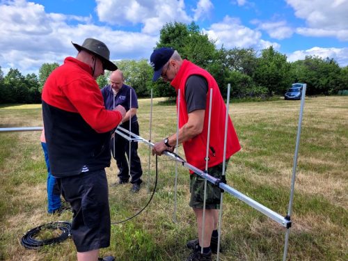 Příprava antén pro pásmo 144 MHz.