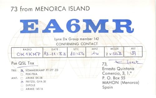 Země DXCC: Balearic Is.