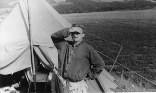 Vašek Antoš OK1ARP prohlížel okolí