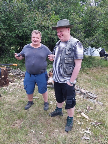 Martin a Vláďa OK1FUJ