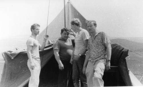 André Matula, Standa Šmidrkal OK1AAH, Honza Huryta a Vašek Antoš OK1ARP