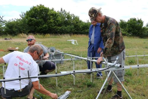 Petr Knap OK1AKI, Martin Cuc, Ota Knap, Martin Kobrle OK1TKN