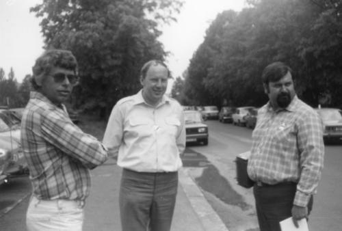 Pepa Šnábl OK1MKD, Honza Huryta OK1MNV a Honza Cuc OK1JJC