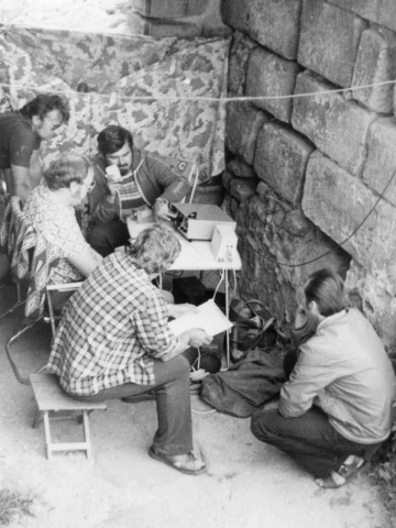 Jirka Podlipný OK1MZO, Honza Huryta OK1MNV, Vlastík , Honza Cuc OK1JJC a Standa Lelek OK1DHG