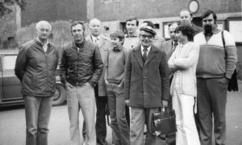 Jaromír Voleš OK1VJV, Pepa Nosek OK1AXN, Vašek Antoš OK1ARP, Ruda Weber OK1VHD, Naďa Romaniuková OK1UXL, Honza Huryta OK1MNV a Honza Cuc OK1JJC