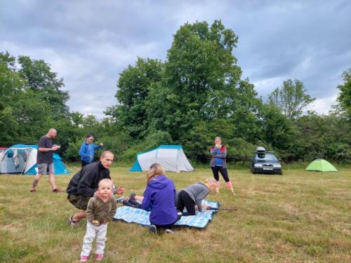 Dětem jsme se postarali o zábavu. Střelba ze vzduchovky vždy zabere