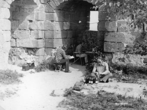 Jirka Podlipný OK1MZO, Míla Jůza OK1DMJ a Honza Huryta OK1MNV