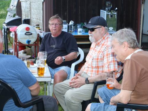 Zdeněk OK1MKZ, Honza OK1JC a Míla OK1DCC