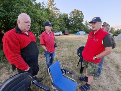 Přijel nás „zkontrolovat“ Pepa OK1NO.