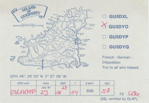 Země DXCC: Guernsey
