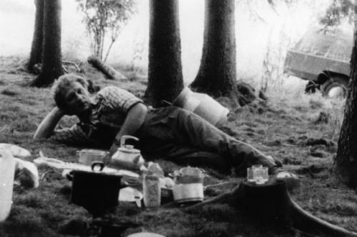 Míla Jůza OK1DMJ ve chvíli zaslouženého odpočinku