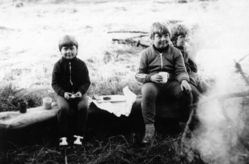 U ohně Petra a Martin Cucovi a Jirka Podlipný ml.