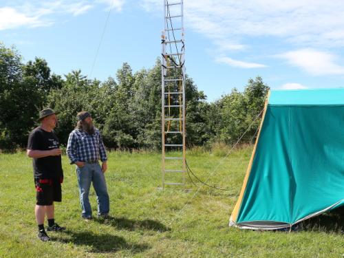 Vláďa OK1FUJ a Béda OK1FXX