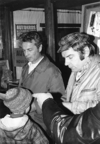 Standa Blážka OK1MBS a Jirka Podlipný OK1MZO