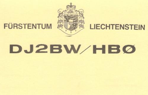 Země DXCC: Liechtenstein