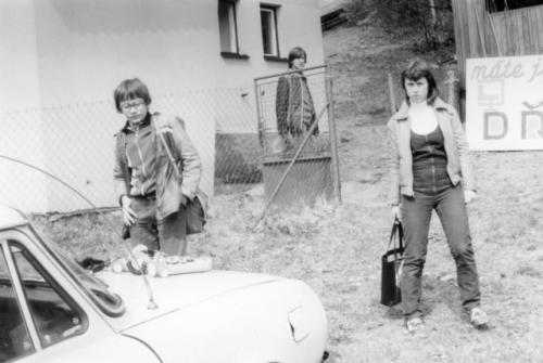 Přebory skončily… - v pozadí Milan Podobský