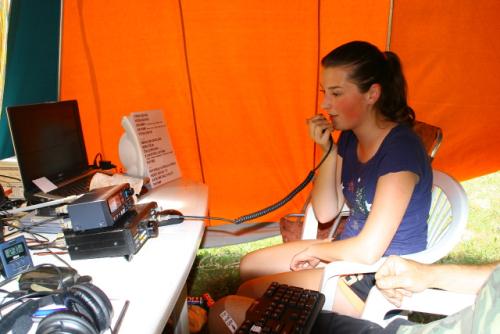 U mikrofonu Anička Procházková