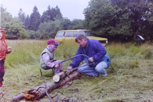 Dřevo řezal Zdeněk Krejčí OK1MKZ