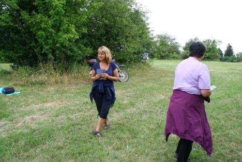 Podívat se přijela i starostka Vidochova paní Míla Erlebachová