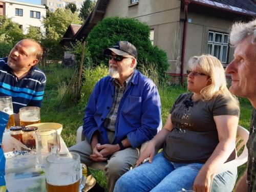 Roman OK1NPF, Honza OK1JC, Věra a Martin OK1TKN
