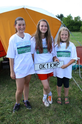 Tým mladých operátorek - Anička Procházková, Martina Kobrlová a Maruška Knapová