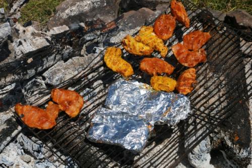 Před hlavním závodem rychlé občerstvení