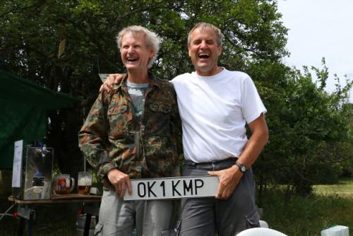 Martin Kobrle OK1TKN a Petr Knap OK1AKI