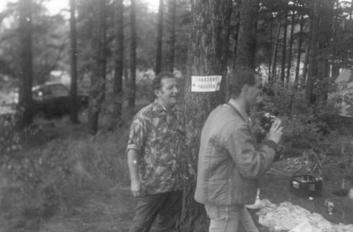 Ležení fotil Vláďa Ferles, dohlížel Míla Jůza OK1DMJ