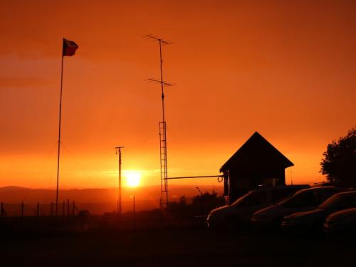 Západ slunce nad Novou Pakou