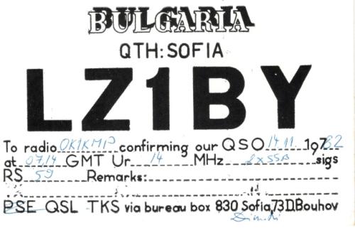 Země DXCC: Bulgaria