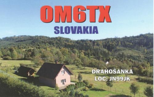 QSL lístek Petera Krištofa