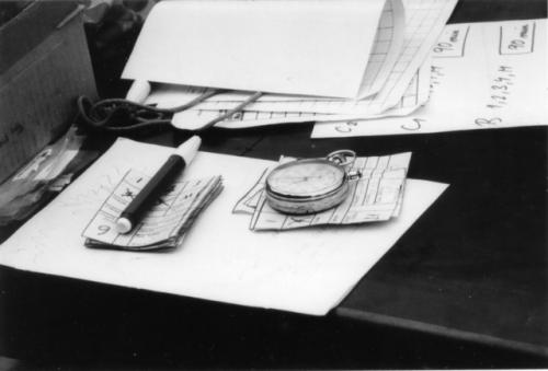 V cíli - startovní lístky