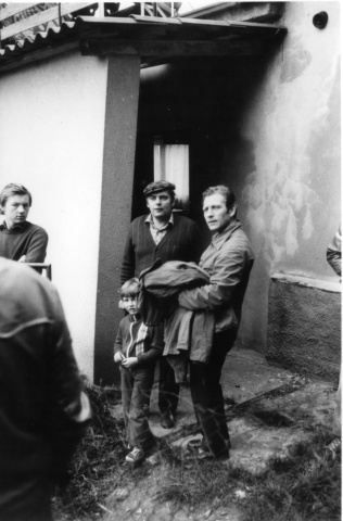 Petr Antoš, Jirka Podlipný OK1MZO a Míla Jůza OK1DMJ