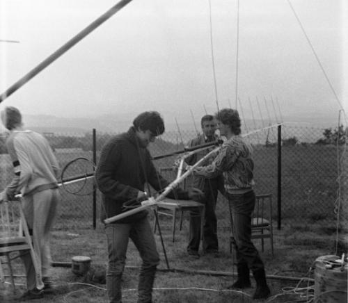 Petr Podobský OK1VYA, Ota Knap st., Martin Kobrle